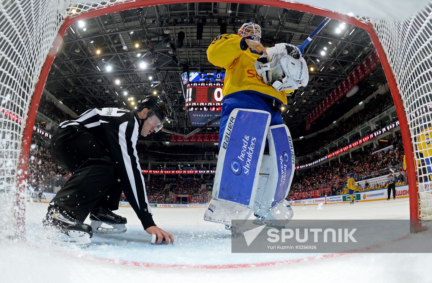 Ice hockey. Channel One Cup. Russia vs. Sweden