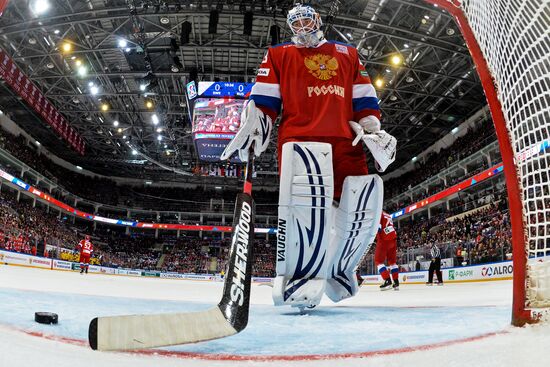 Ice hockey. Channel One Cup. Russia vs. Sweden