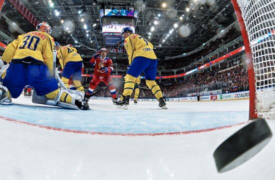 Ice hockey. Channel One Cup. Russia vs. Sweden