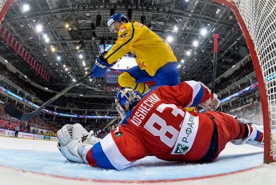Ice hockey. Channel One Cup. Russia vs. Sweden