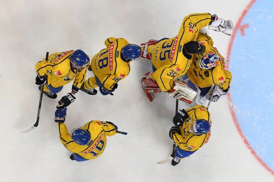 Ice hockey. Channel One Cup. Russia vs. Sweden