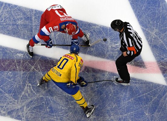 Ice hockey. Channel One Cup. Russia vs. Sweden