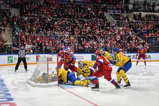 Ice hockey. Channel One Cup. Russia vs. Sweden