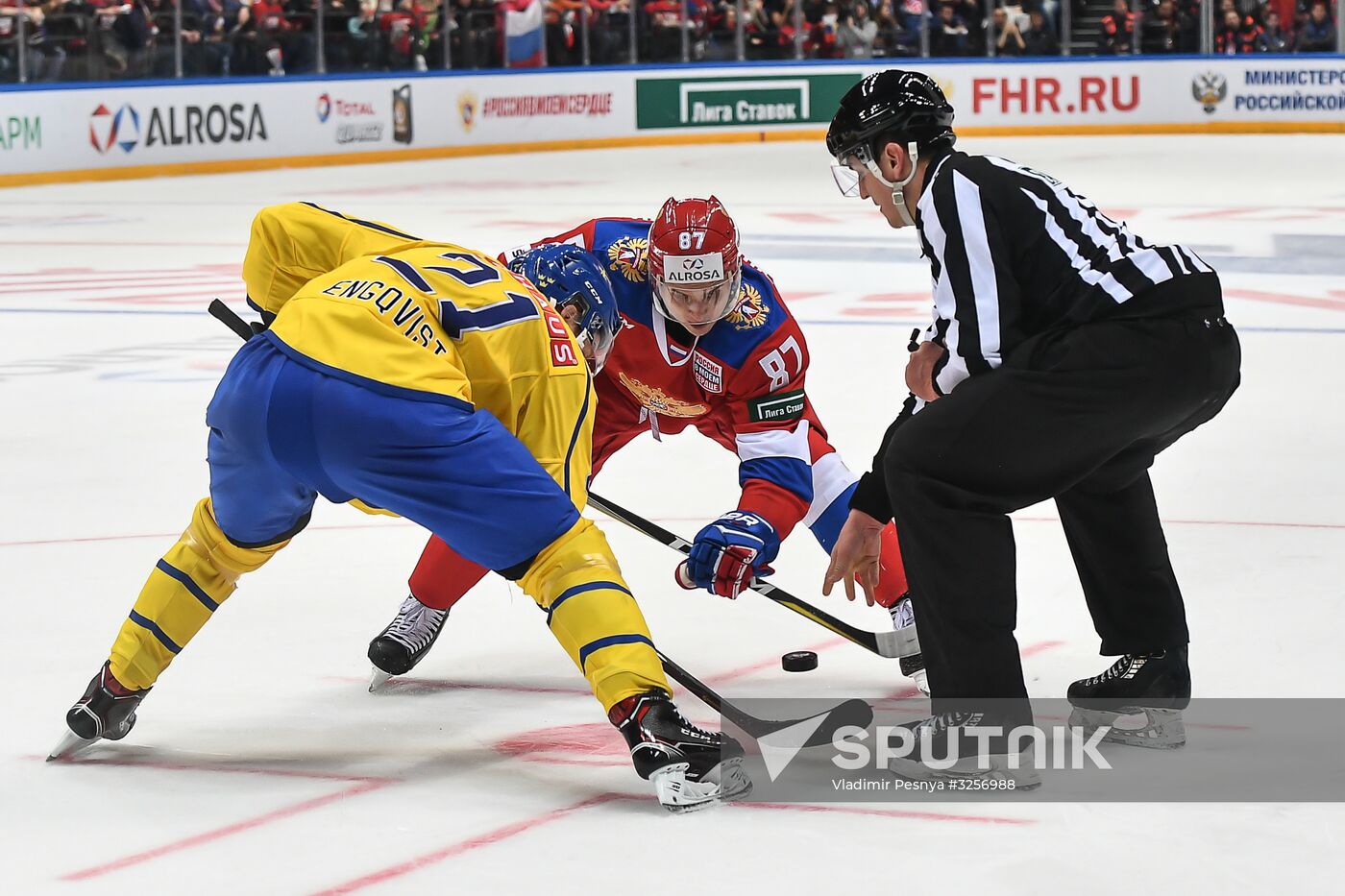 Ice hockey. Channel One Cup. Russia vs. Sweden