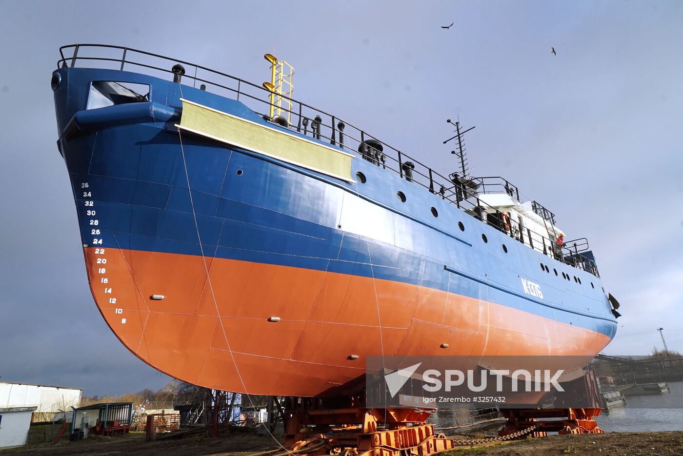 New fishing vessel launched in Kaliningrad region