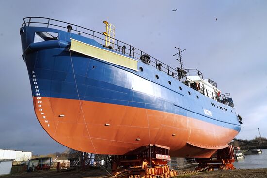 New fishing vessel launched in Kaliningrad region