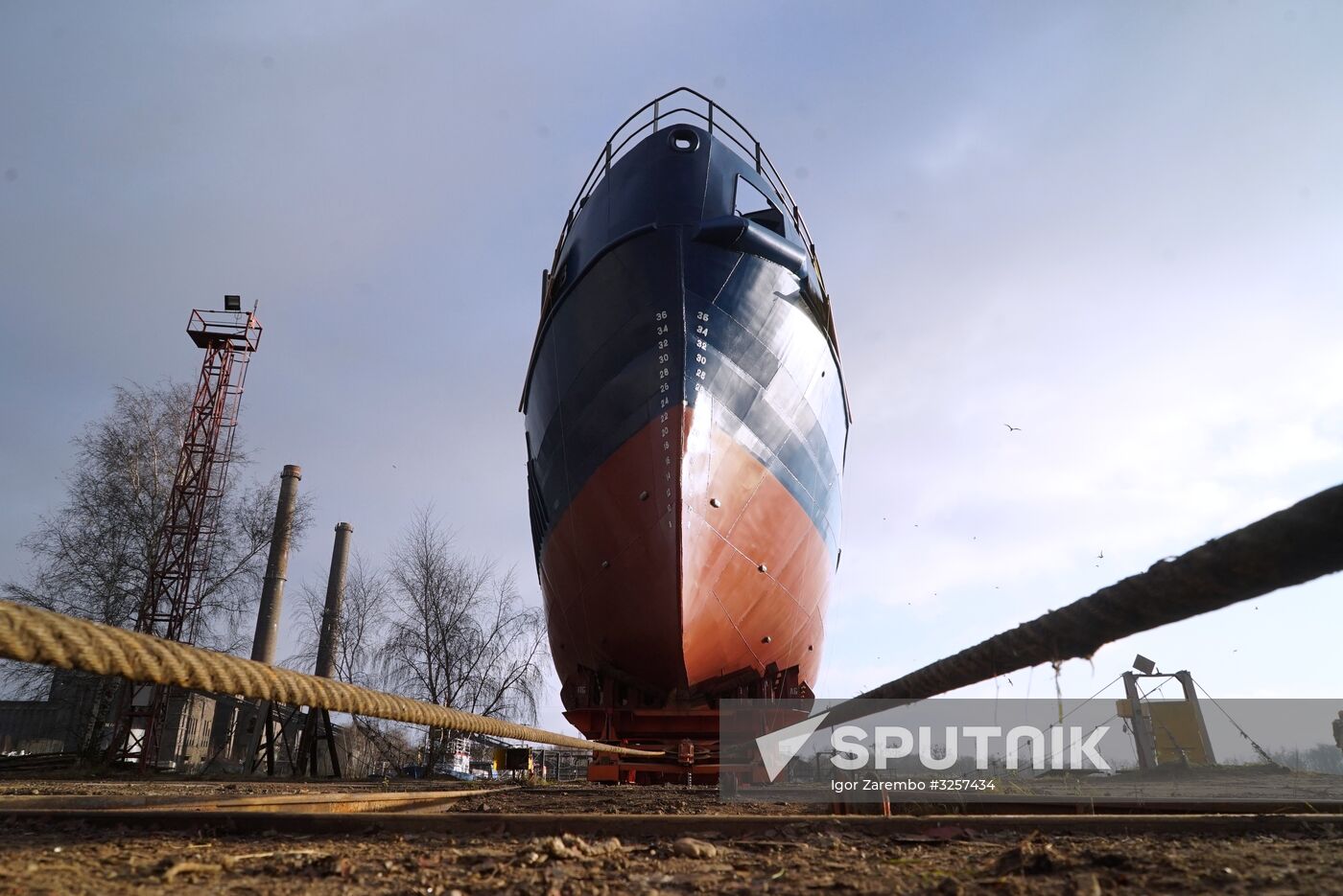 New fishing vessel launched in Kaliningrad region