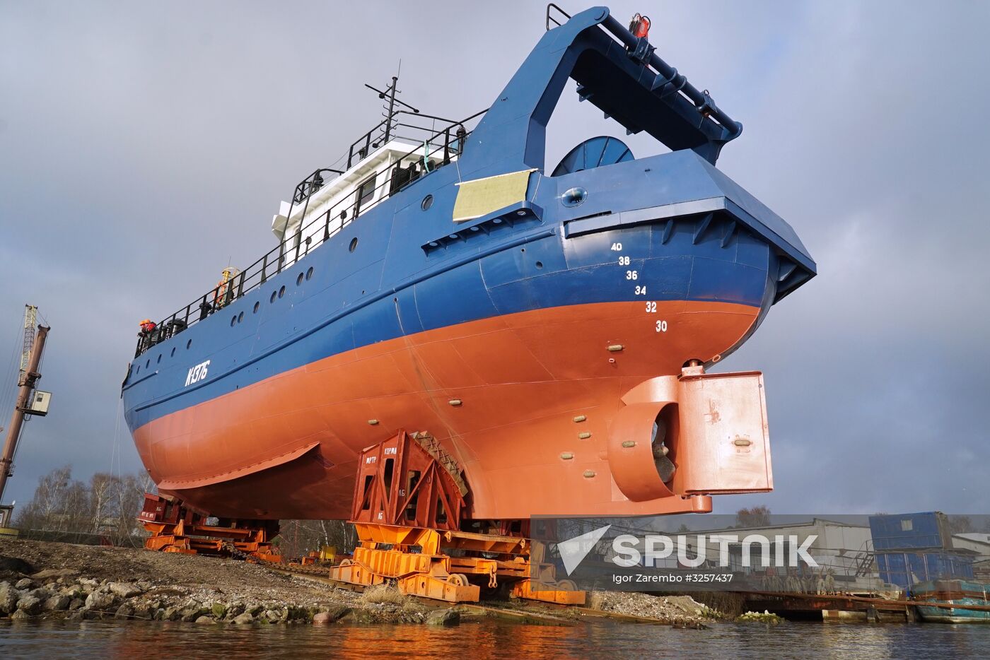New fishing vessel launched in Kaliningrad region