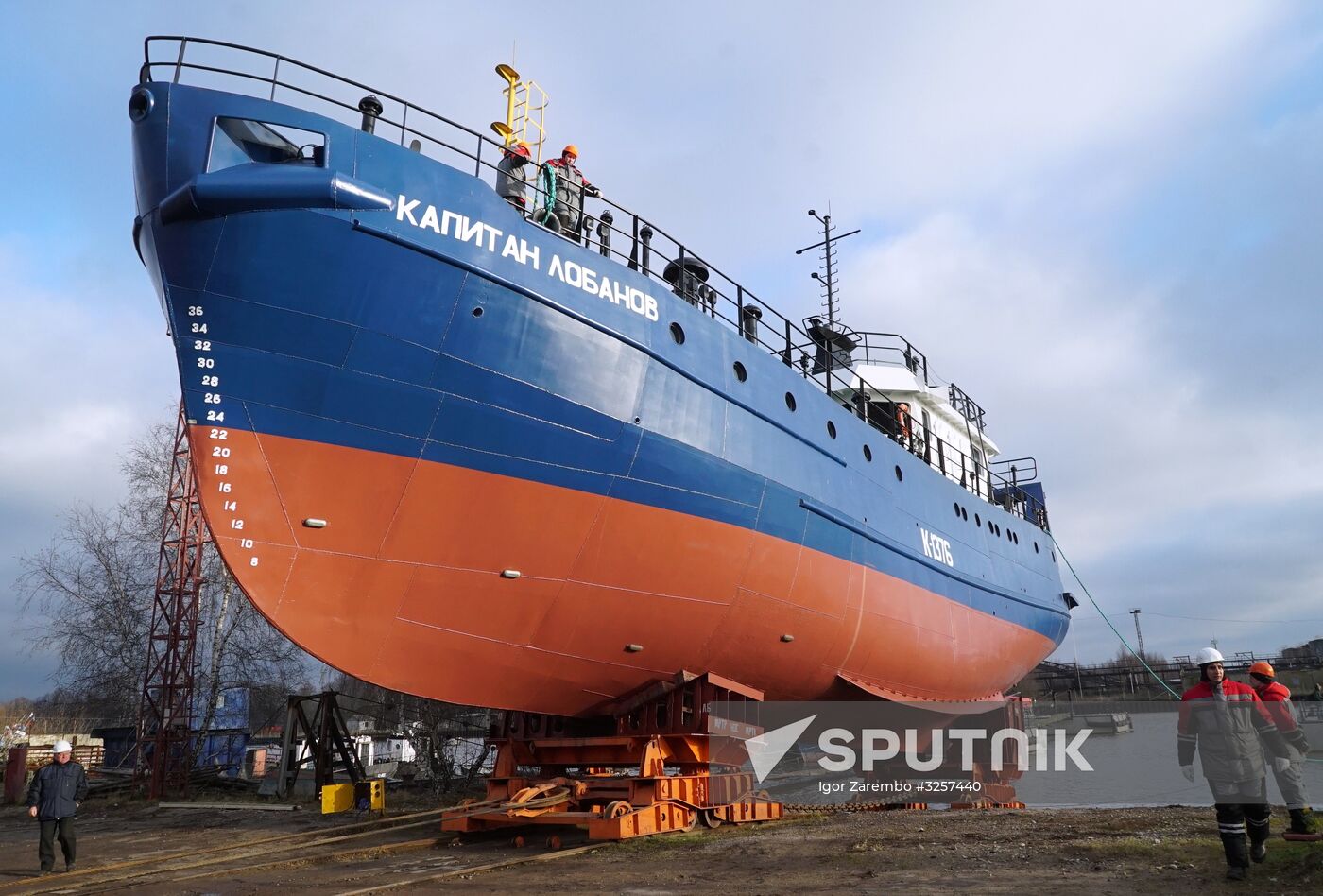 New fishing vessel launched in Kaliningrad region