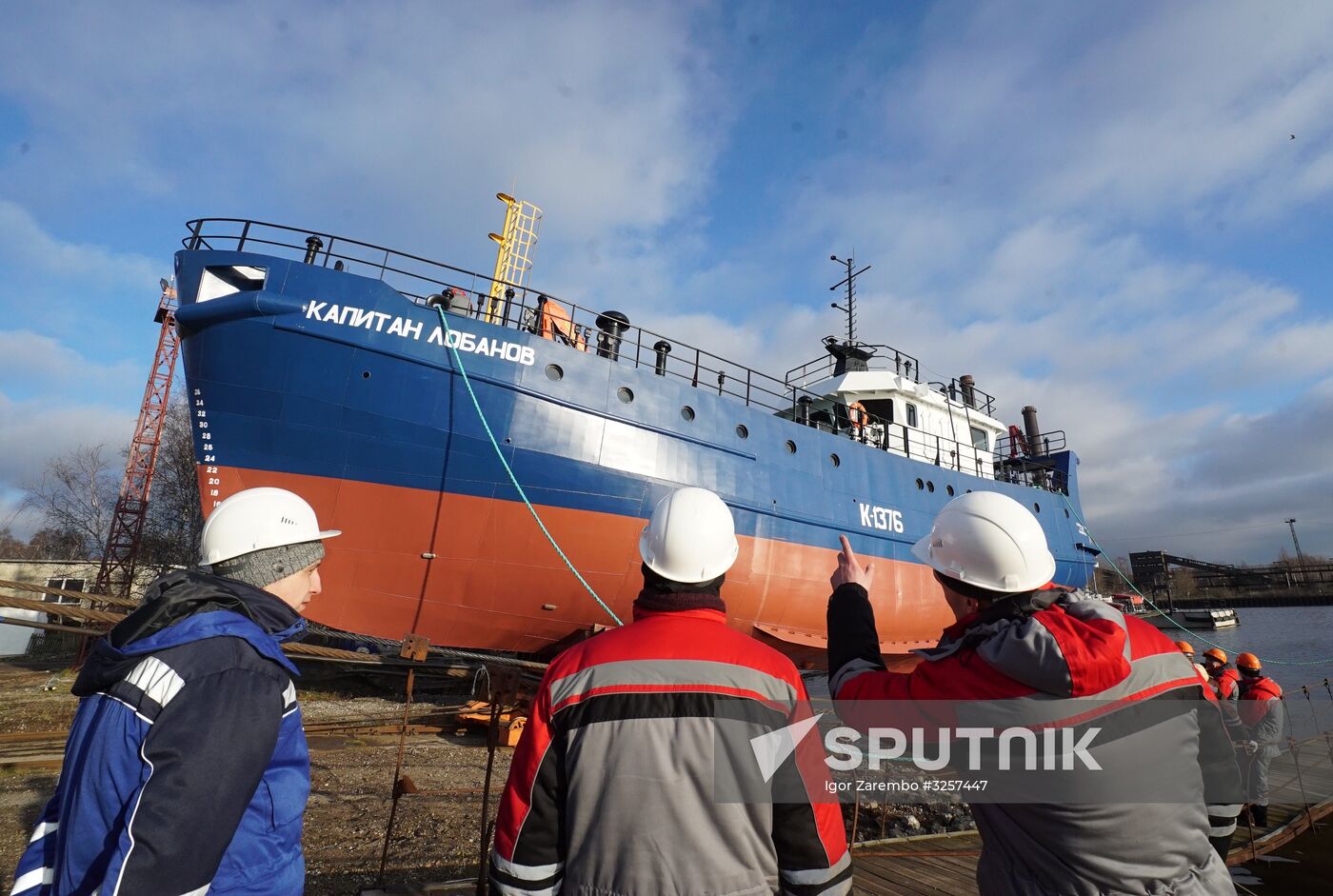 New fishing vessel launched in Kaliningrad region