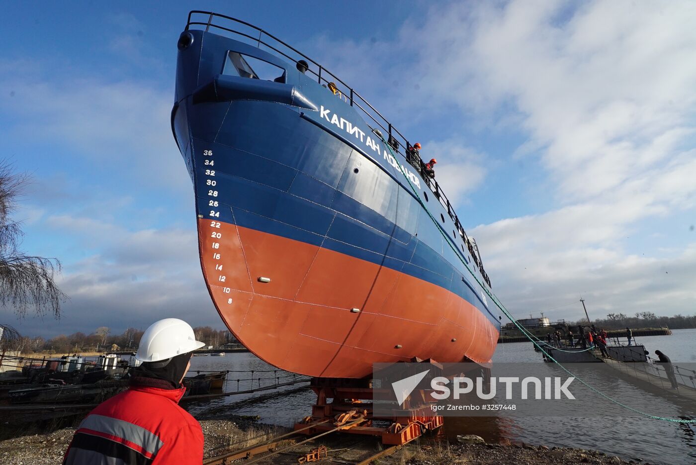 New fishing vessel launched in Kaliningrad region