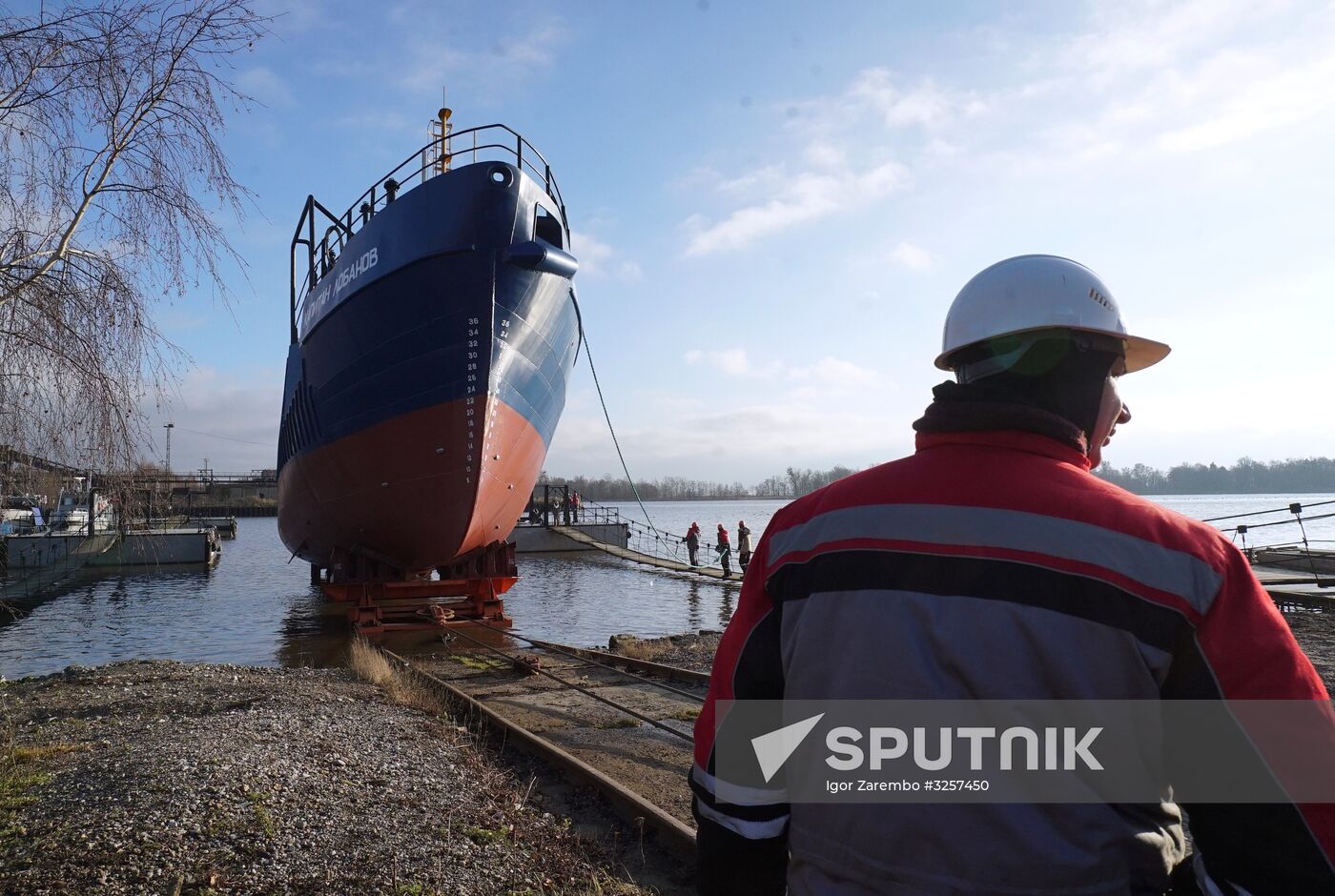 New fishing vessel launched in Kaliningrad region