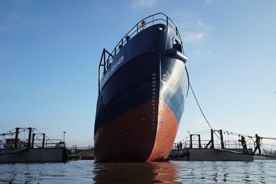 New fishing vessel launched in Kaliningrad region