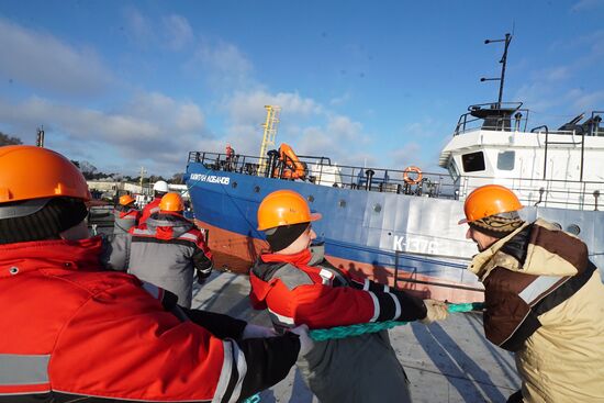 New fishing vessel launched in Kaliningrad region