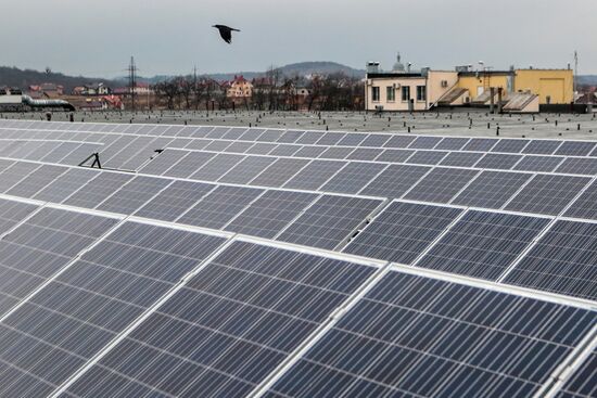 Solar power station opened in Lviv Region