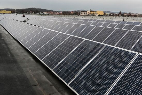 Solar power station opened in Lviv Region
