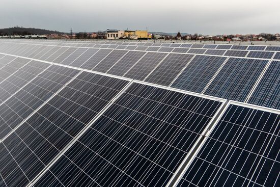 Solar power station opened in Lviv Region