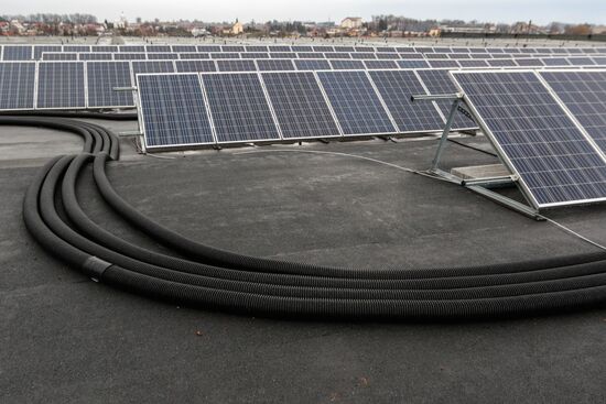 Solar power station opened in Lviv Region