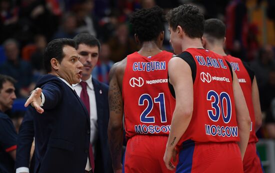 Basketball. Euroleague. CSKA vs. Maccabi
