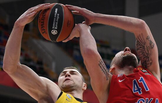 Basketball. Euroleague. CSKA vs. Maccabi