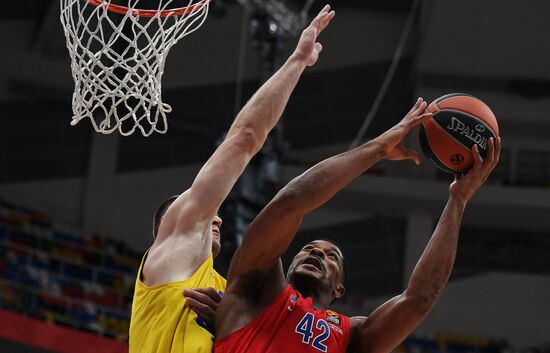 Basketball. Euroleague. CSKA vs. Maccabi