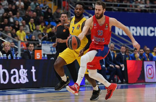 Basketball. Euroleague. CSKA vs. Maccabi