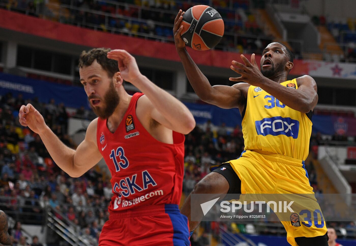 Basketball. Euroleague. CSKA vs. Maccabi
