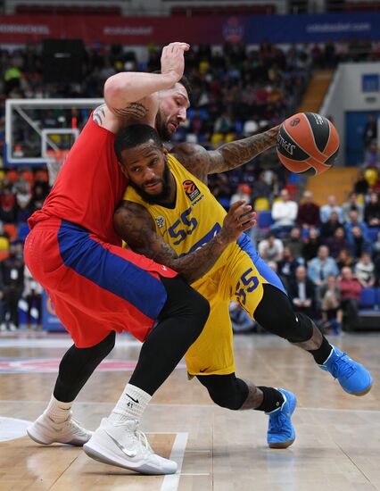 Basketball. Euroleague. CSKA vs. Maccabi