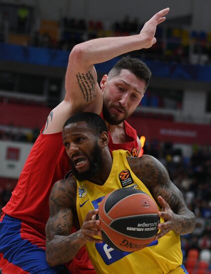 Basketball. Euroleague. CSKA vs. Maccabi