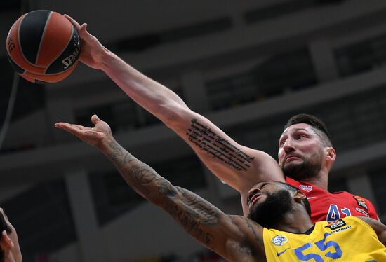 Basketball. Euroleague. CSKA vs. Maccabi