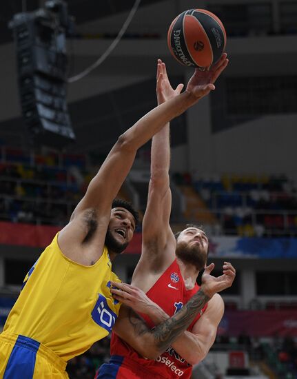 Basketball. Euroleague. CSKA vs. Maccabi