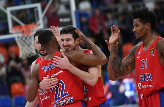 Basketball. Euroleague. CSKA vs. Maccabi