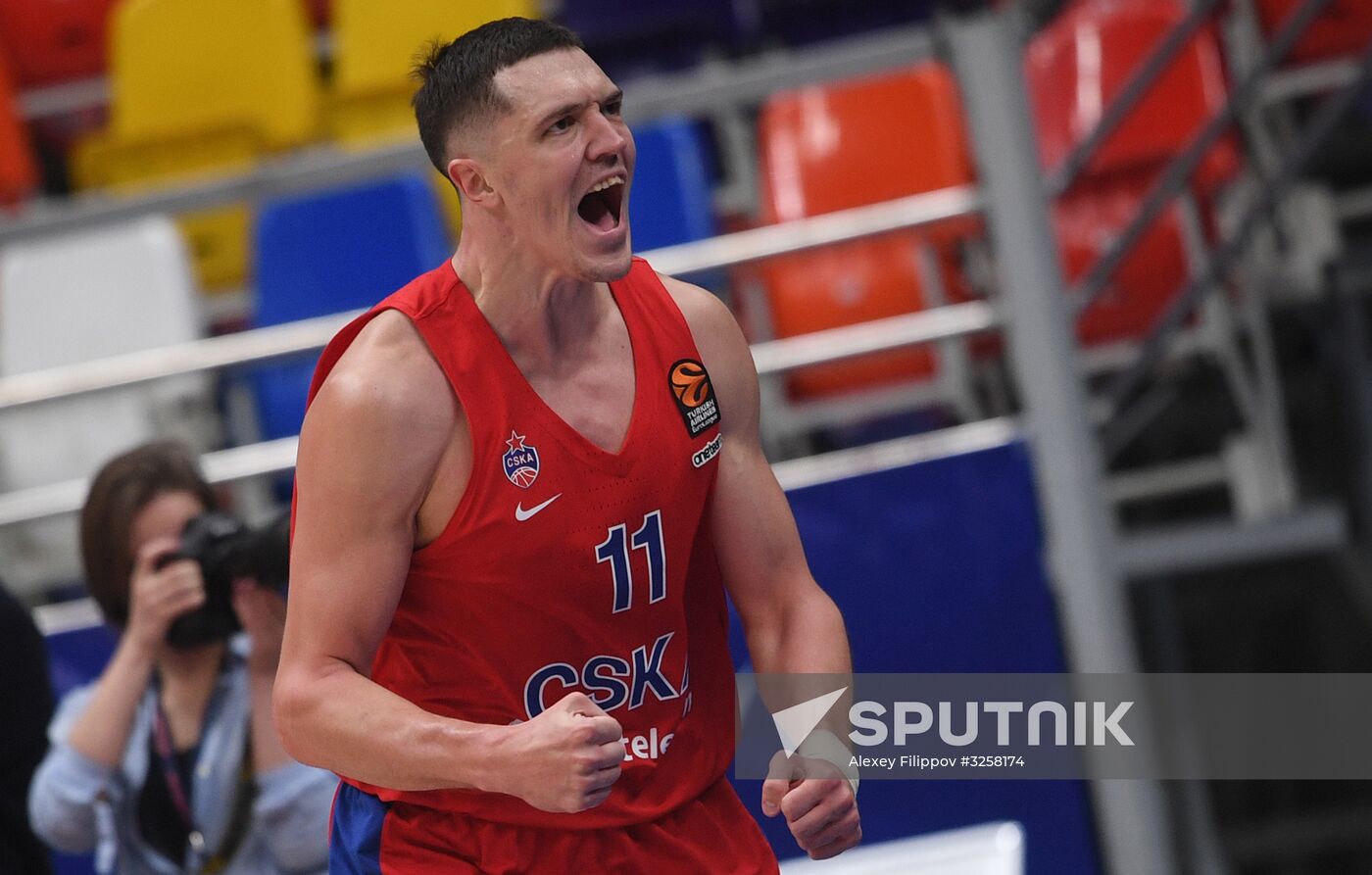 Basketball. Euroleague. CSKA vs. Maccabi