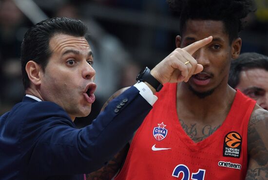 Basketball. Euroleague. CSKA vs. Maccabi