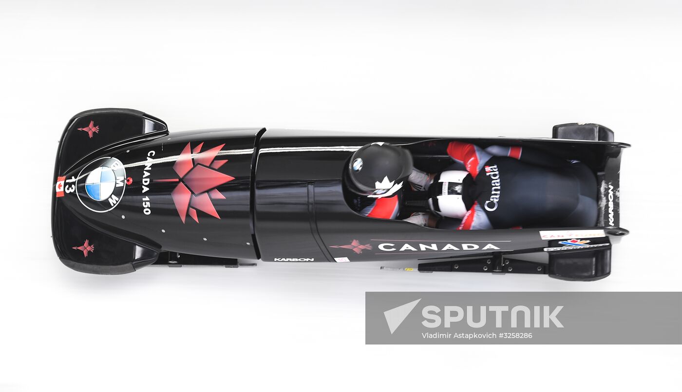 Bobsleigh. IBSF European championship. Women