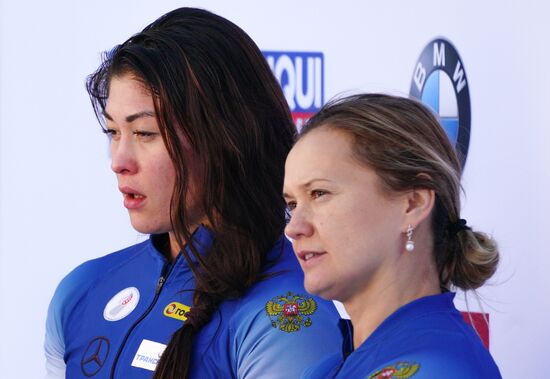 Bobsleigh. IBSF European championship. Women