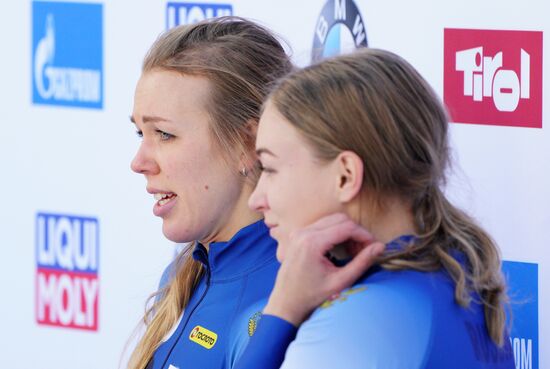 Bobsleigh. IBSF European championship. Women