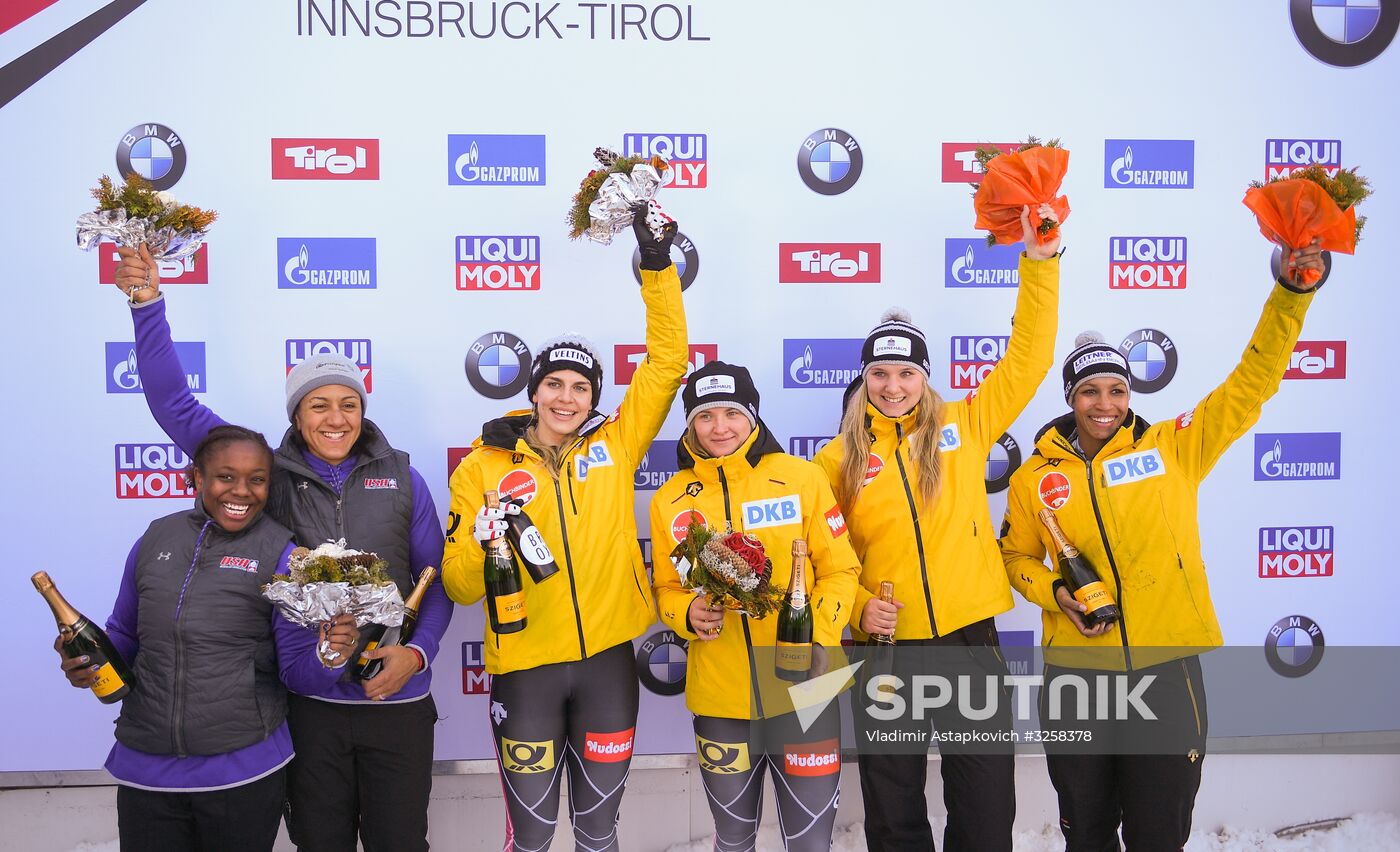 Bobsleigh. IBSF European championship. Women