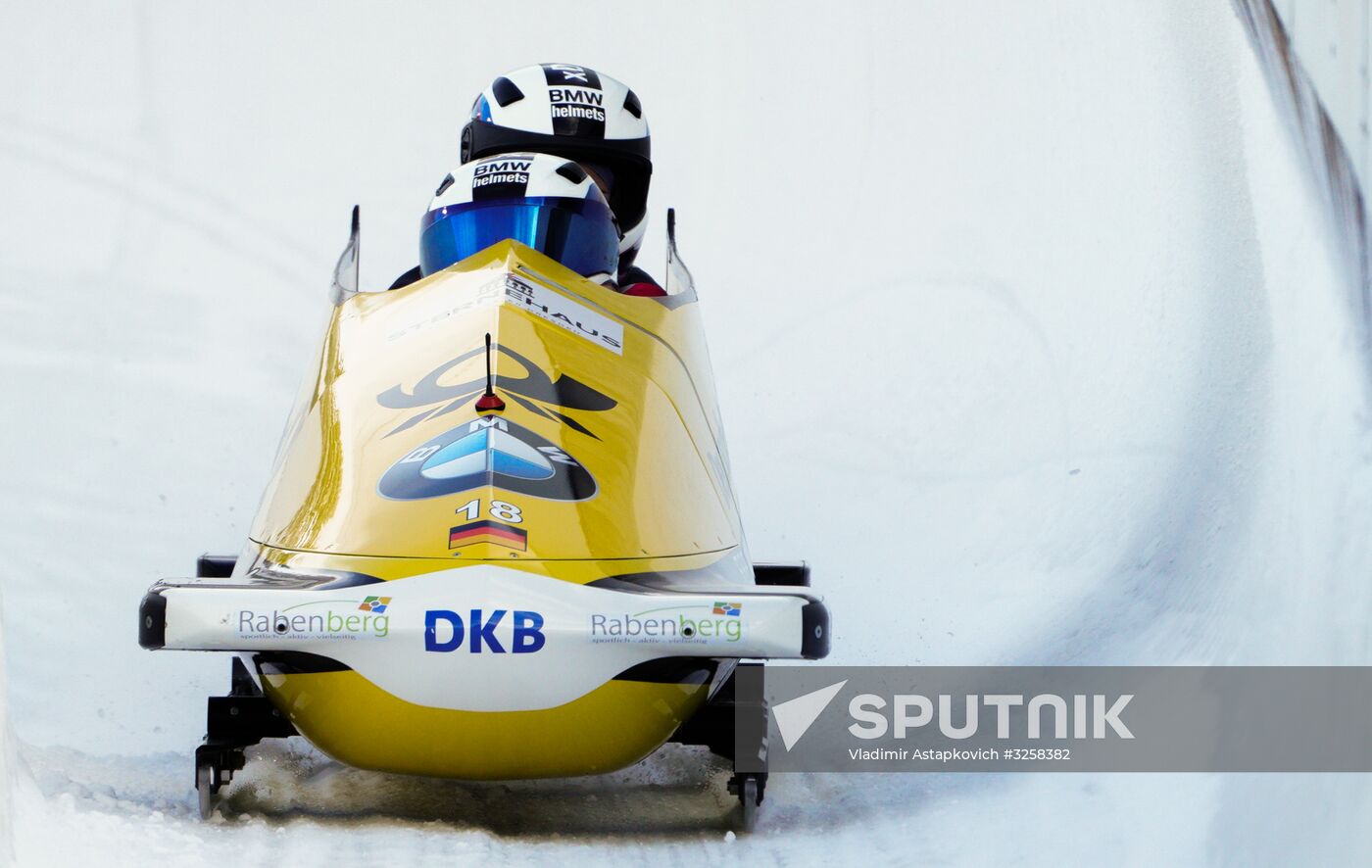Bobsleigh. IBSF European championship. Women
