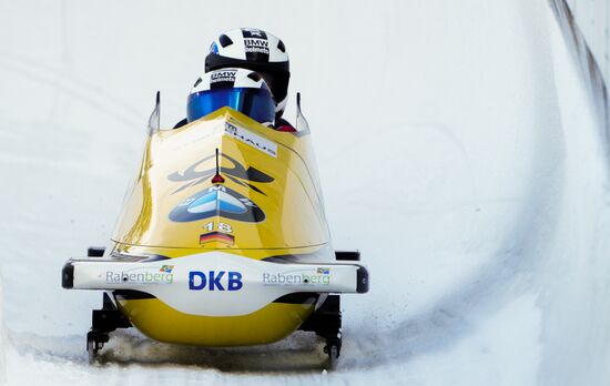 Bobsleigh. IBSF European championship. Women