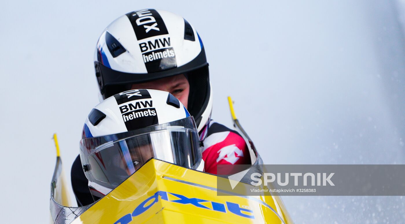 Bobsleigh. IBSF European championship. Women
