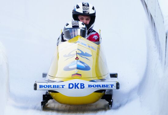 Bobsleigh. IBSF European championship. Women