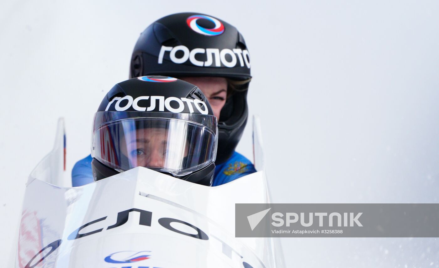 Bobsleigh. IBSF European championship. Women