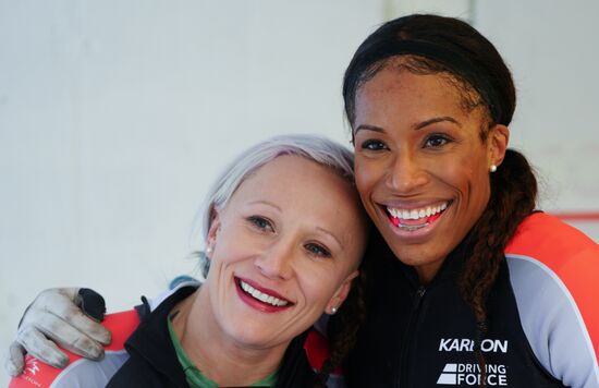 Bobsleigh. IBSF European championship. Women