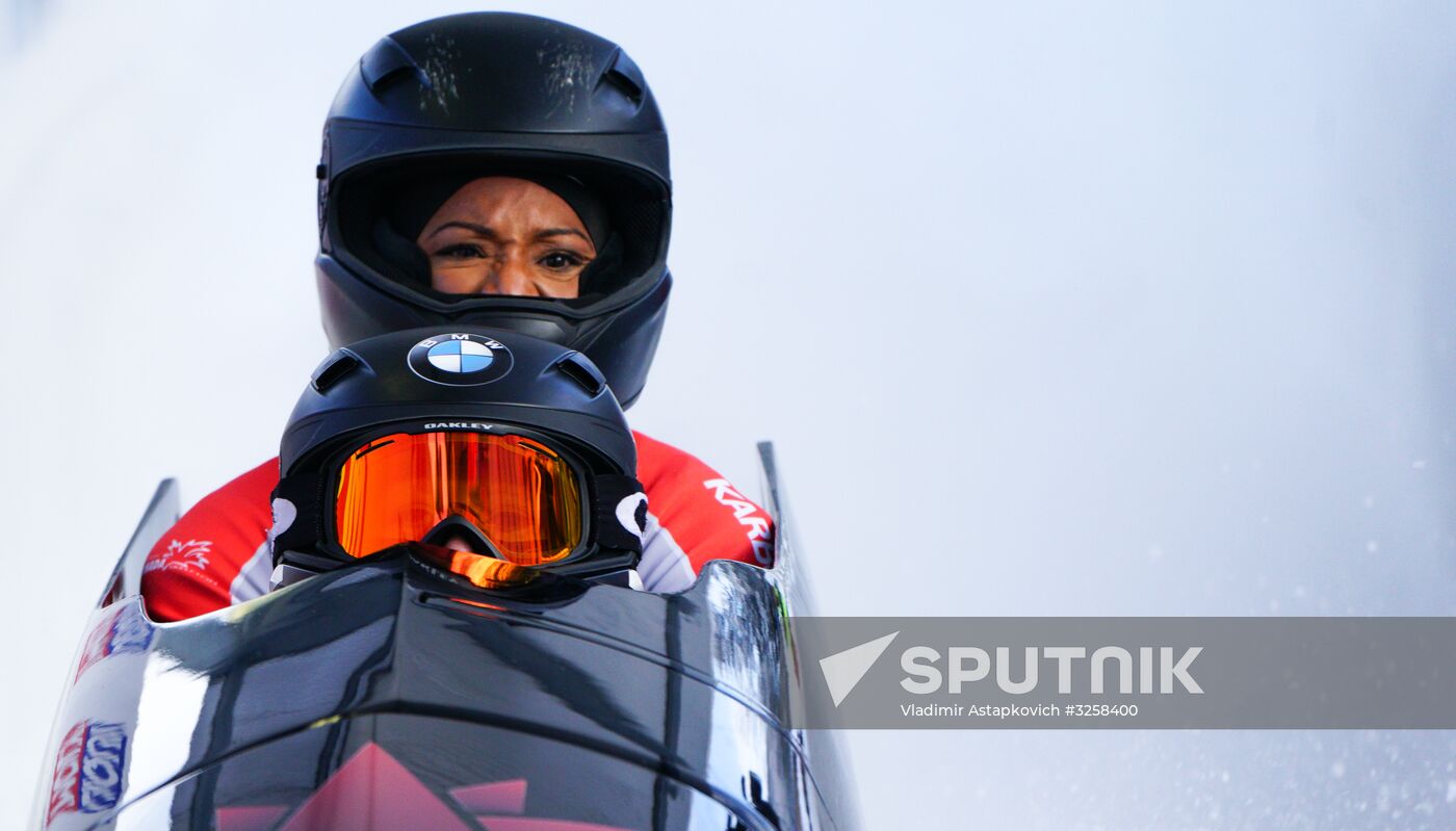 Bobsleigh. IBSF European championship. Women