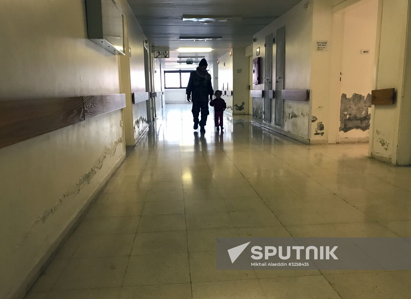 Children's unit of Tishreen Hospital in Latakia, Syria