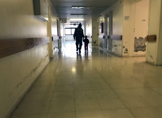 Children's unit of Tishreen Hospital in Latakia, Syria