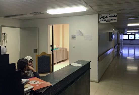 Children's unit of Tishreen Hospital in Latakia, Syria