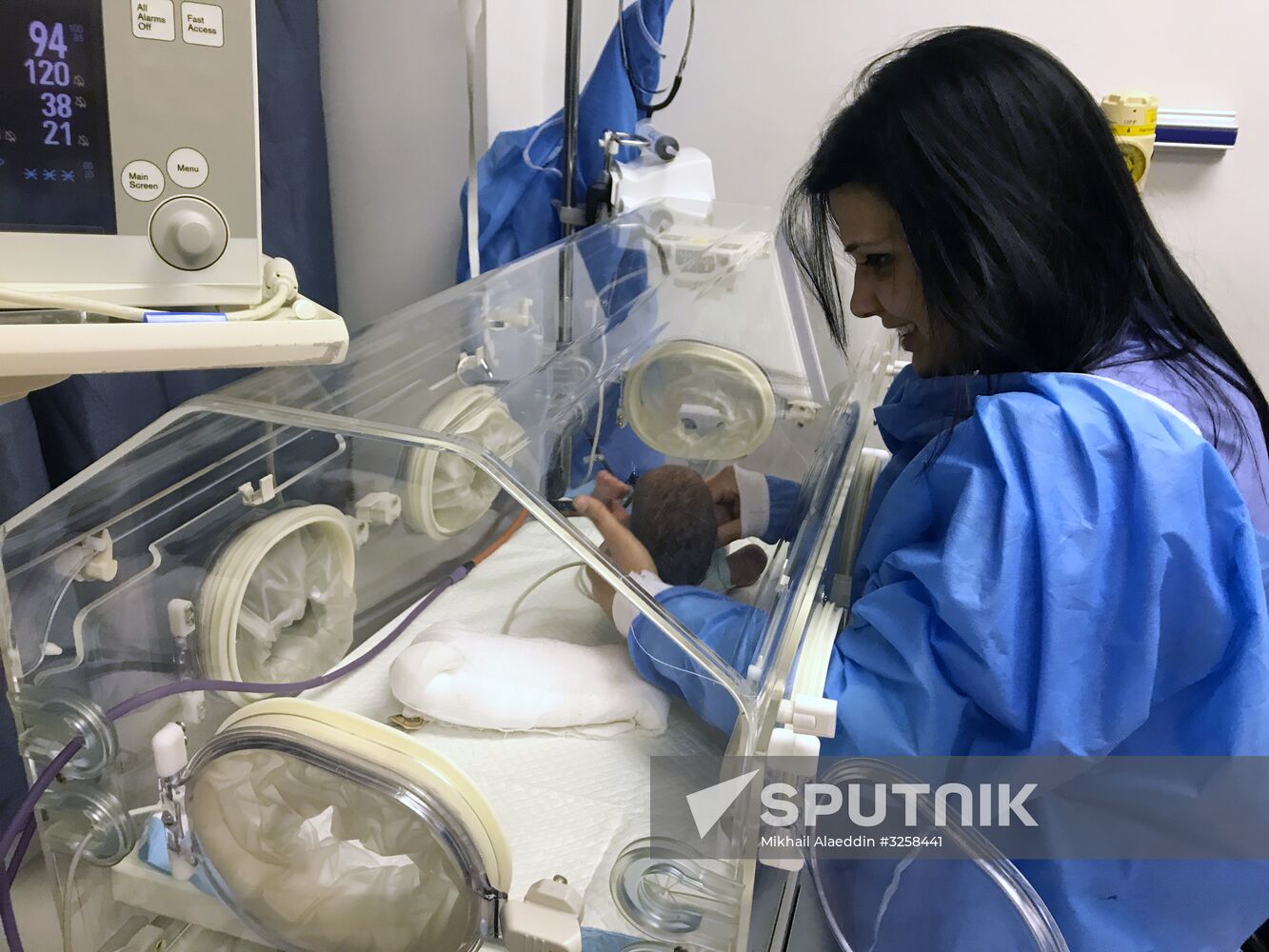 Children's unit of Tishreen Hospital in Latakia, Syria