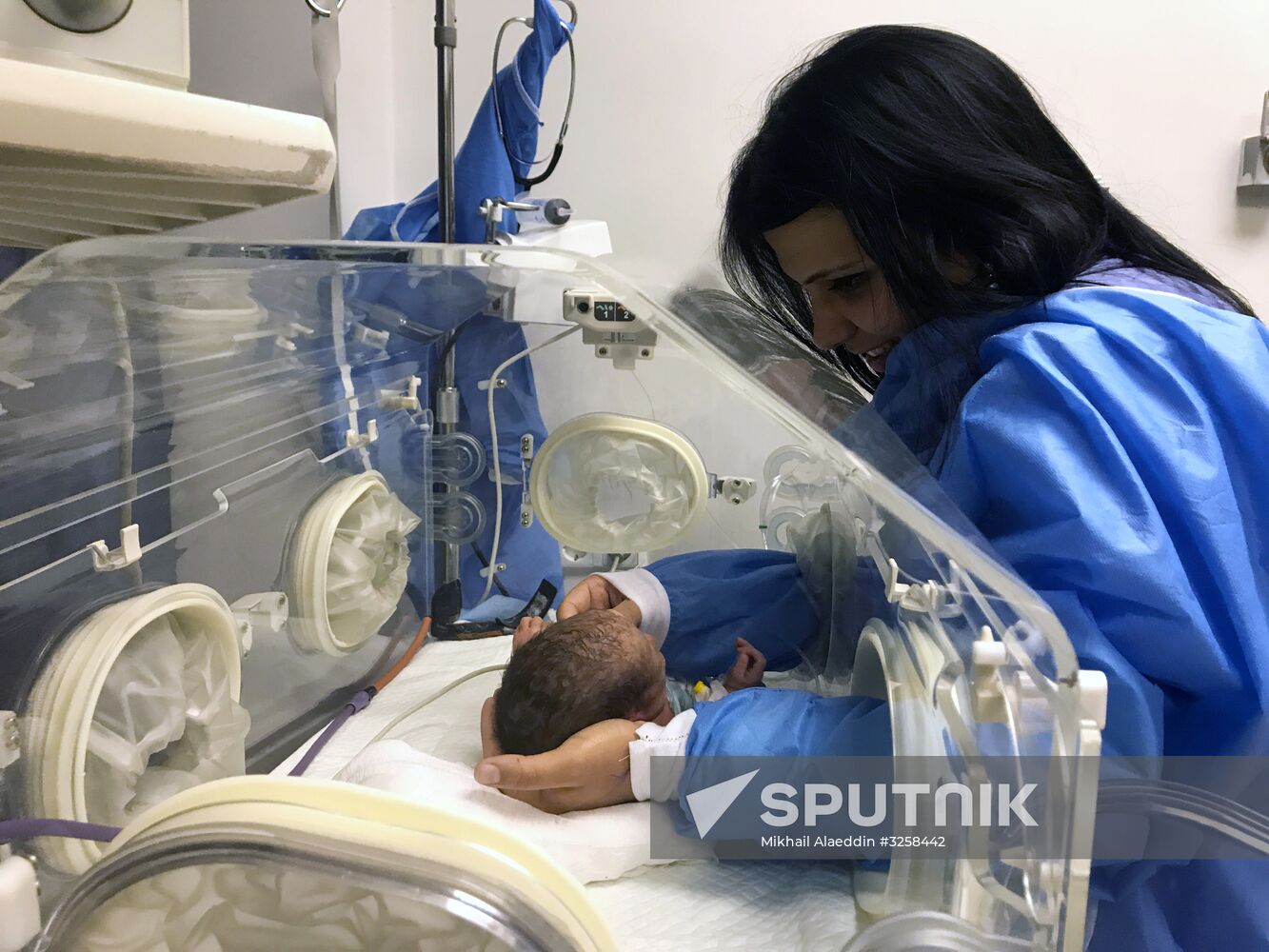 Children's unit of Tishreen Hospital in Latakia, Syria
